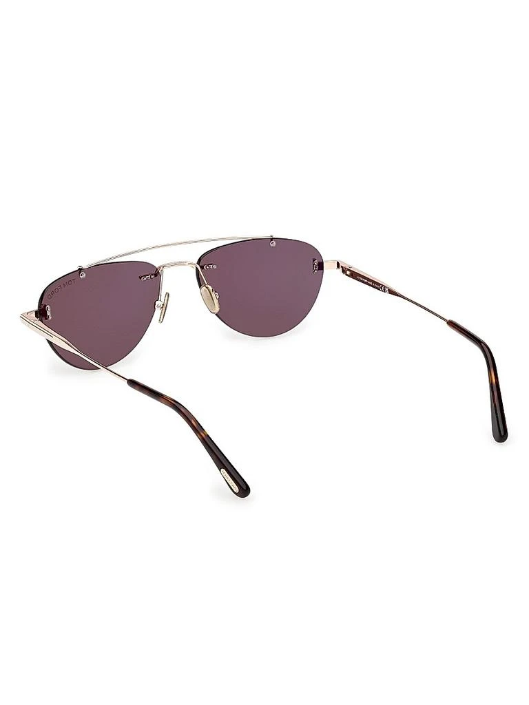 Tom Ford Astor 55MM Browline Sunglasses 4