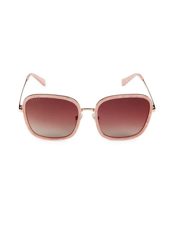 DIFF Eyewear 65MM Square Sunglasses 1
