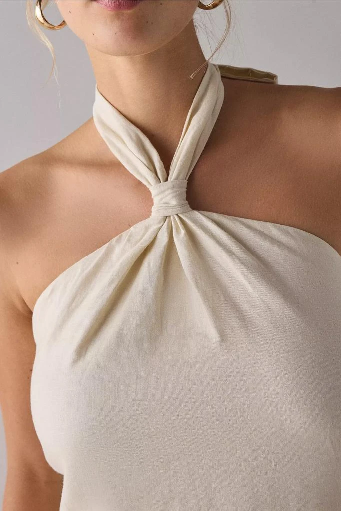 Shop ReMADE By UO Made In LA EcoVero Linen Knotted Halter Mini Dress on Sale at BeyondStyle Get 84% Off ReMADE By UO Made In LA EcoVero Linen Knotted Halter Mini Shop ReMADE By UO Made In LA EcoVero Linen Knotted Halter Mini Dress on Sale at BeyondStyle Get 84% Off ReMADE By UO Made In LA EcoVero Linen Knotted Halter Mini