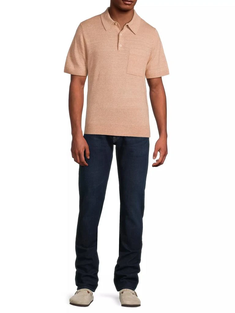 Vince Pocket Knit Polo Shirt 2