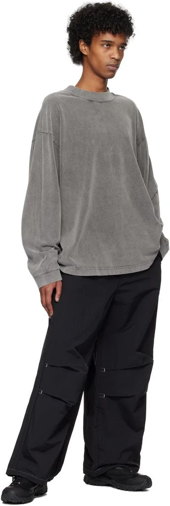 Adidas Black Parachute Lounge Pants 4
