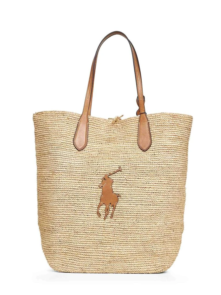 Ralph Lauren POLO RALPH LAUREN | Natural Big Pony large tote bag | Women | PZ