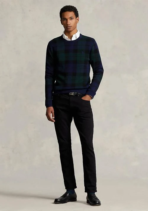 Ralph Lauren Ralph Lauren Plaid Washable Wool Sweater 4