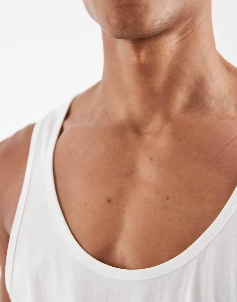 ASOS ASOS DESIGN Essentials vest in white 5