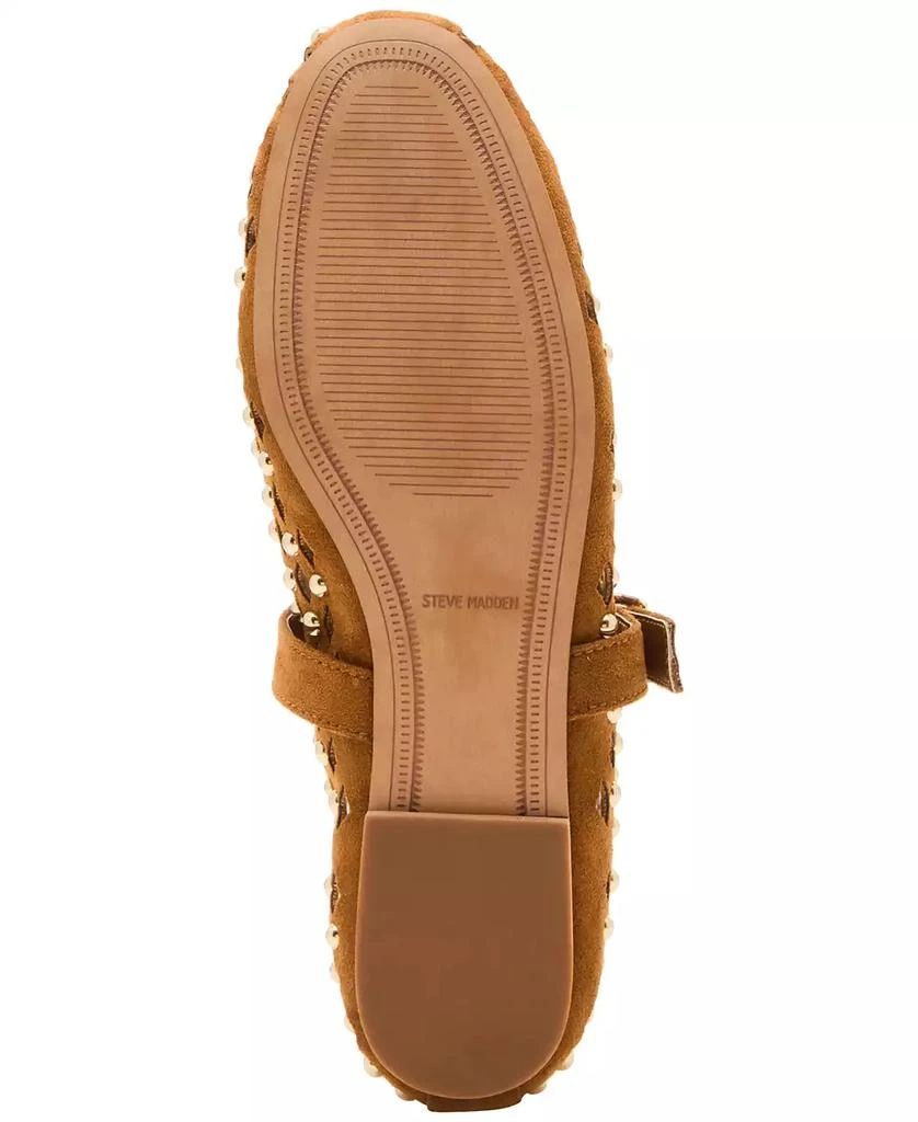 Steve Madden Women's Dreaming Studded Mary Jane Flats 5