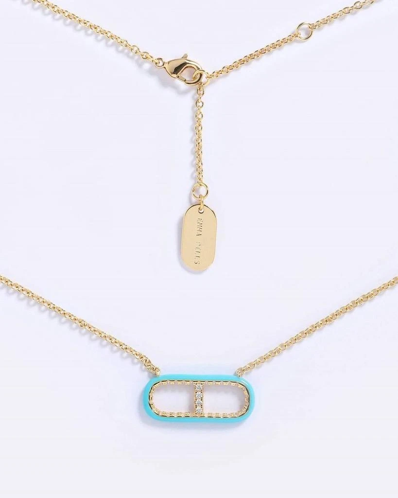 Emma Pills Women's Og Choker Necklace In Gold/blue 1