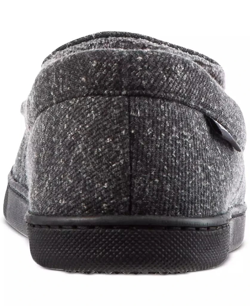 Isotoner Signature Men's Preston Heather Knit Moccasin Slippers 4