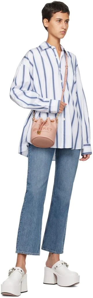 Marc Jacobs Pink 'The Leather Mini Bucket' Bag 4