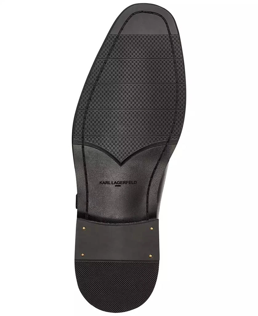 Karl Lagerfeld Paris Men's Double Buckle Monk Strap Wingtip Dress Shoes 5
