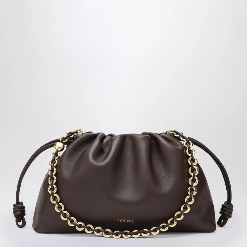Loewe Flamenco Purse medium bag in Dark Brownie