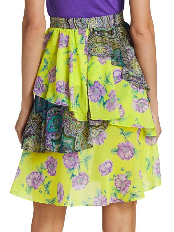 Silk Tiered Midi Skirt  On Sale Now with Up to 86% Off | Discover  Exclusive Deals & Savings at BeyondStyle  Authentic ETRO  Women's|women's|skirts|women's apparel with Limited-Time Discounts, Free  Shipping, and