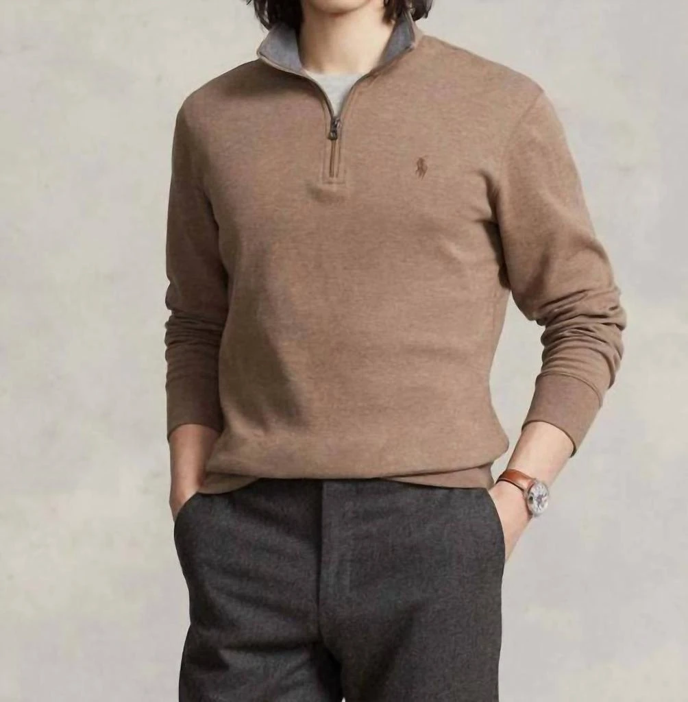 Ralph Lauren Polo Ralph Lauren - Double Knit Jersey Half Zip Pullover Sweater 4