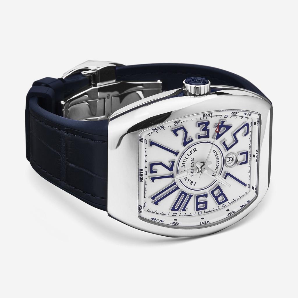 Franck Muller Franck Muller Vanguard White Dial Automatic Men's Watch 45SCWHTWHTBLU-1a