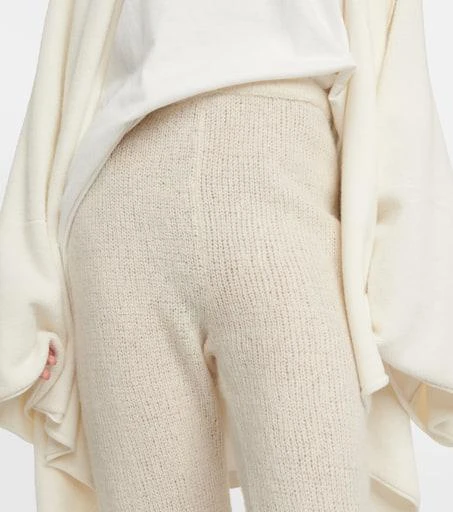 The Row Gregori cashmere flared pants 4
