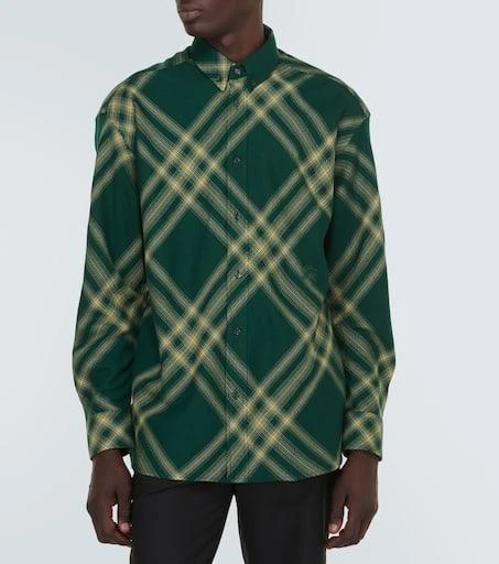 Burberry Burberry check wool shirt 3