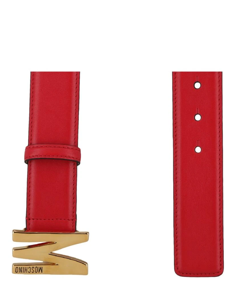 Moschino M Logo-Plaque Belt 2