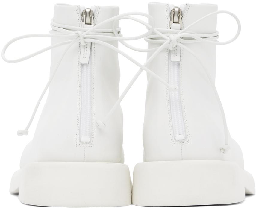 Marsèll White Gomme Gommello Boots