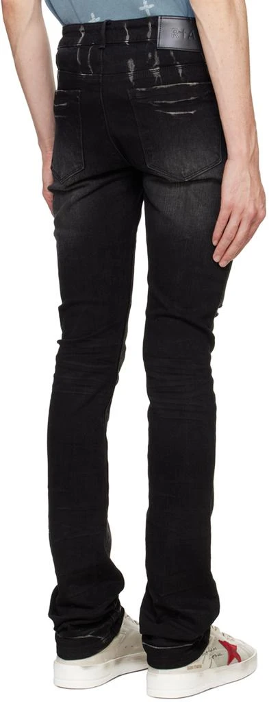 RTA Black Olivier Stacked Jeans 3