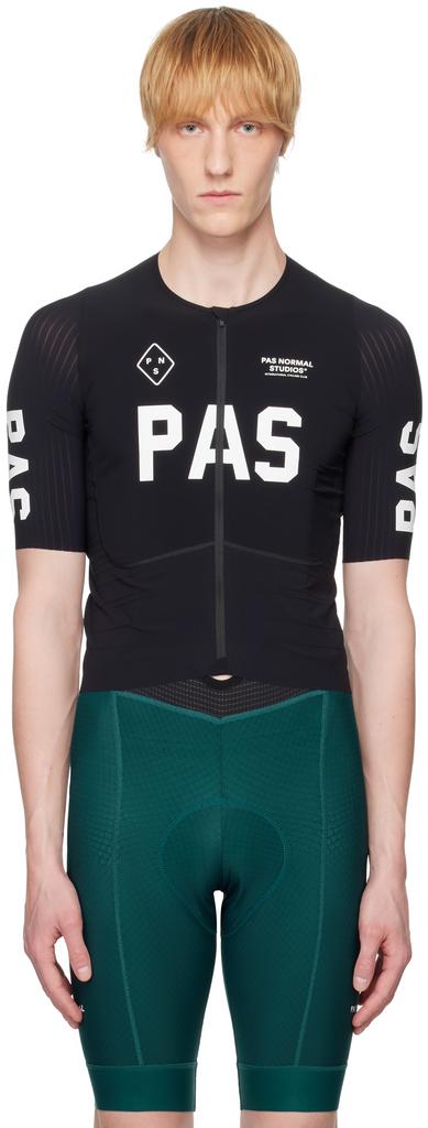 Pas Normal Studios Black 'PAS' Mechanism Pro Jersey T-shirt