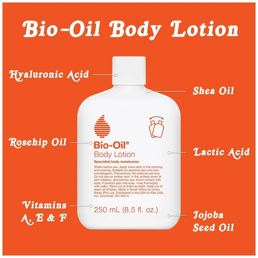 Bio-Oil Body Lotion, Ultralight High-Oil Hydration, with Shea Oil and Hyaluronic Acid Unscented 4