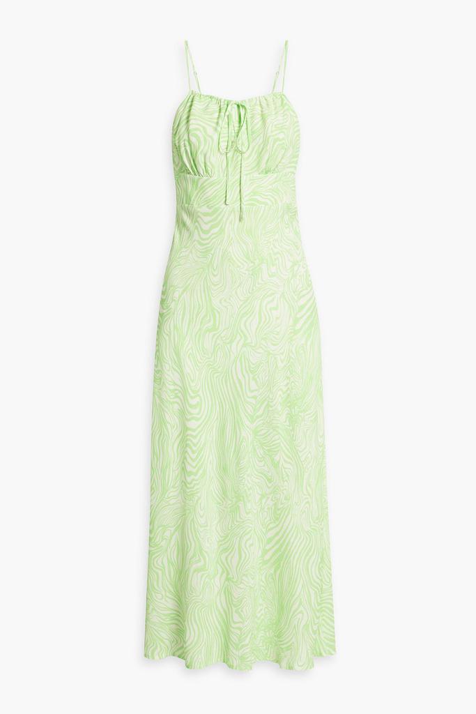 Rixo Maeve printed crepe midi dress