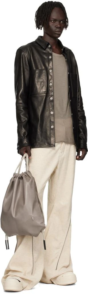 Rick Owens Gray 
Off-White Concordians Drawstring Backpack 4