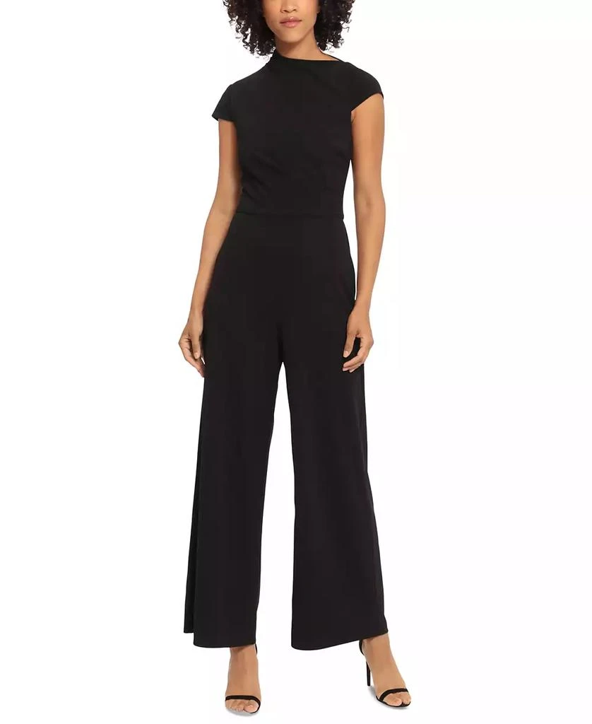 Maggy London Women's Cap-Sleeve Straight-Leg Jumpsuit 3