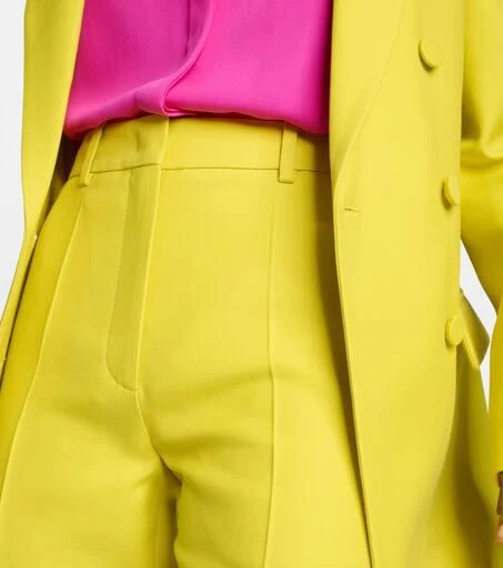 Valentino Crêpe Couture high-rise straight pants 4