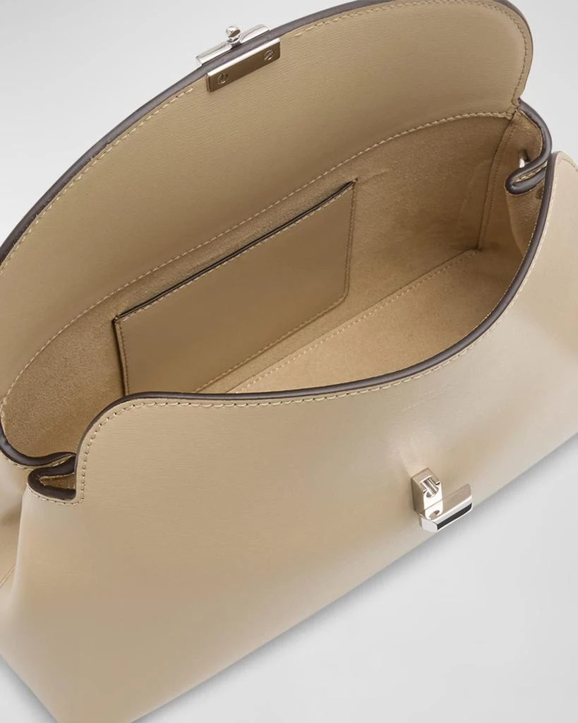 Totême T-Lock Leather Clutch Bag 3