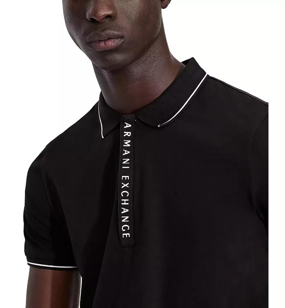 Armani Exchange Polo Shirt Black