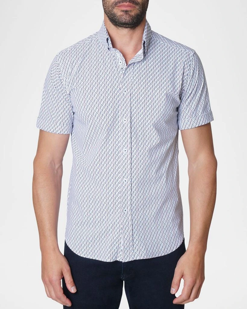 Robert Graham Men's Moyer Short-Sleeve Shirt 1