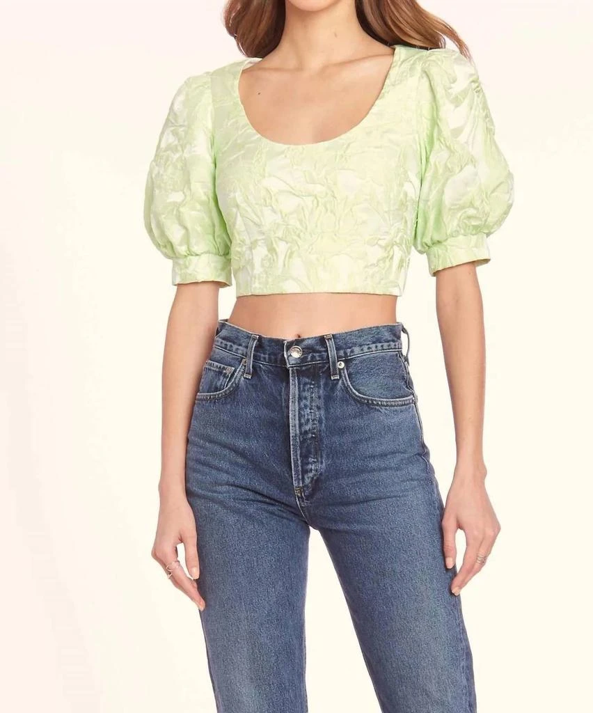 Shop Ballad Puff Sleeve Top In Cucumber on Sale at BeyondStyle – Get 30%  Off Ballad Puff Sleeve Top In Cucumber with Limited-Time Flash Deals,  Exclusive Discounts, and Special Offers. Enjoy Unbeatable, image size:852x1024