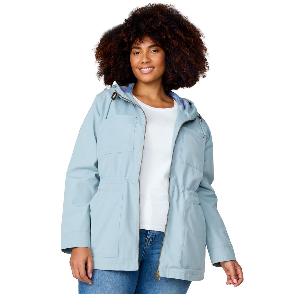 Free Country Women's Plus Size Lightweight Cascade Canvas Jacket
