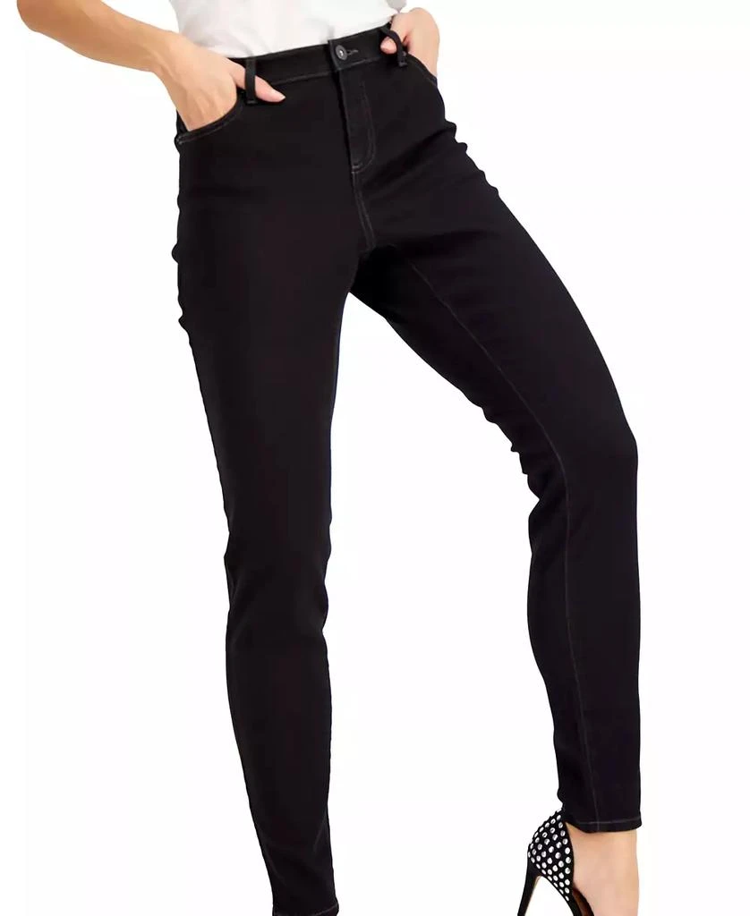 INC International Women's Curvy Mid Rise Skinny Jeans, Created for Macy's 3