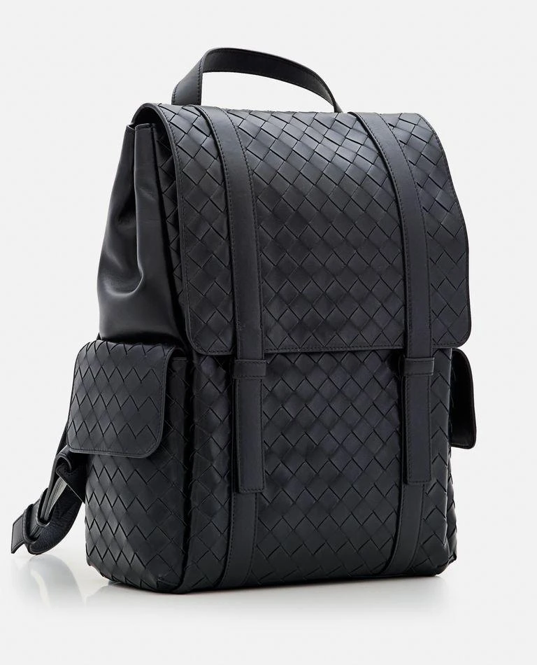 Bottega Veneta Intrecciato Leather Backpack 2