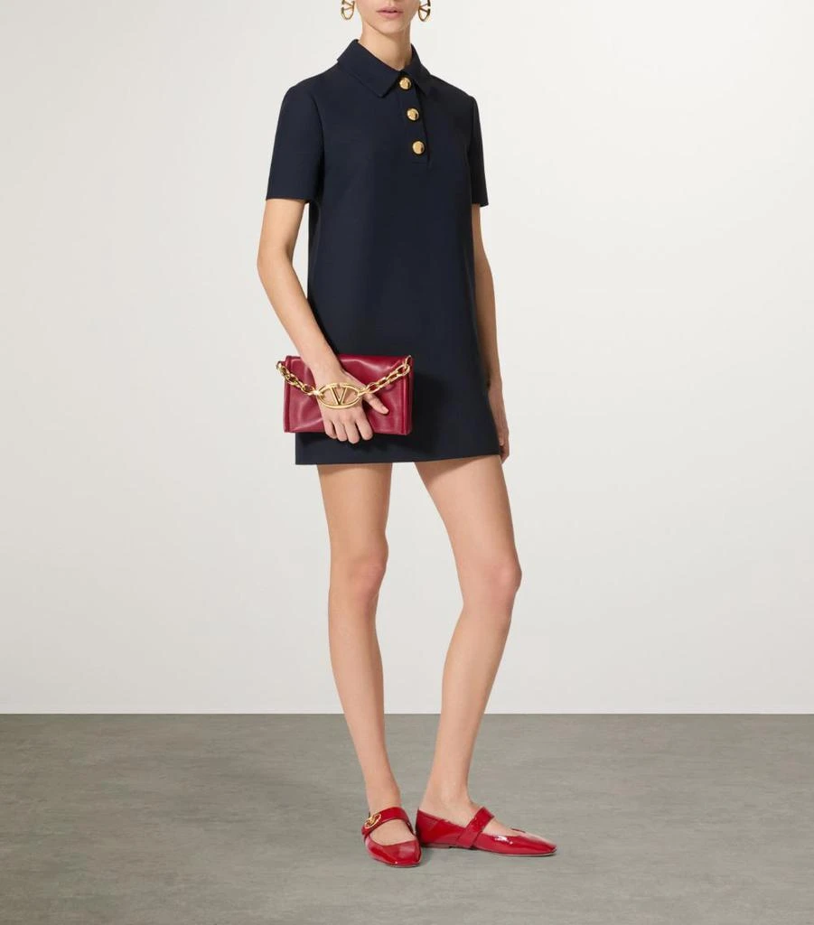 Valentino Crepe Mini Dress 3