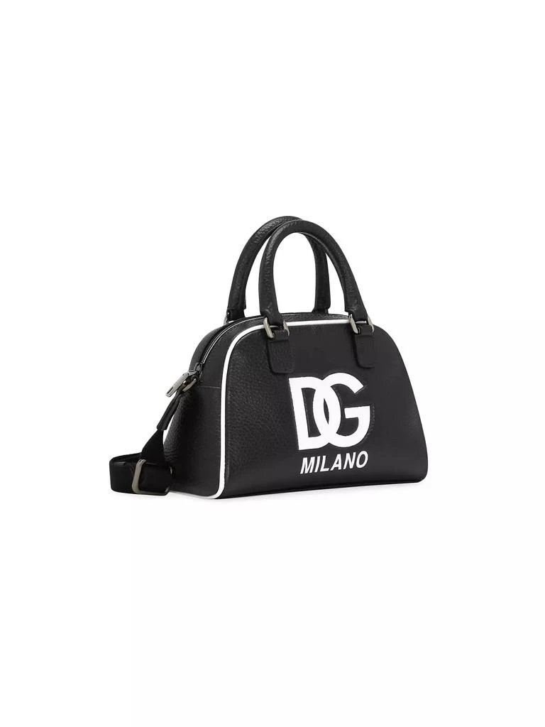 Dolce & Gabbana Girl's 'DG' Leather Bowling Bag 2