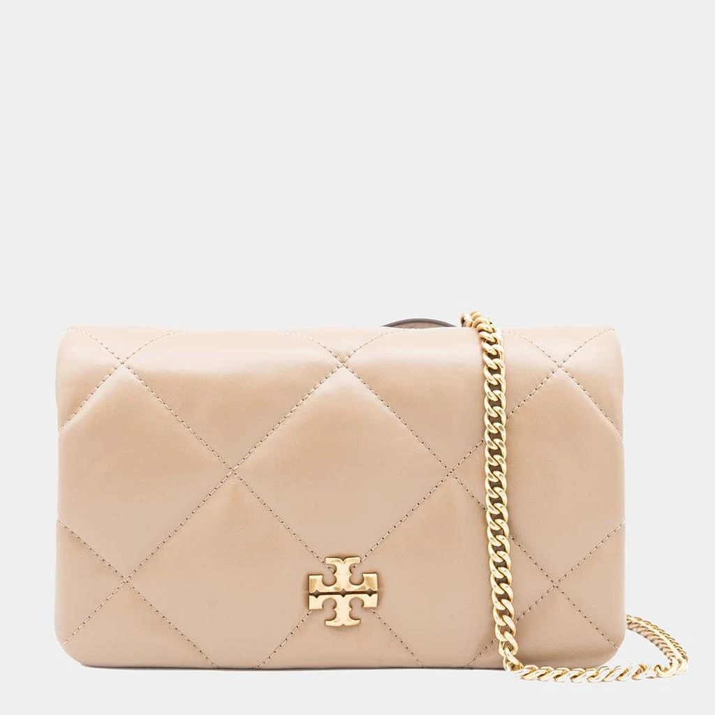 Tory Burch Tory Burch Beige Leather Crossbody Bag 1