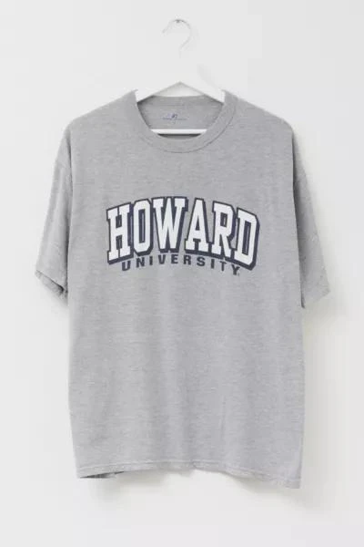 Russell Athletic Vintage Y2K Distressed Howard University Graphic T-Shirt 1