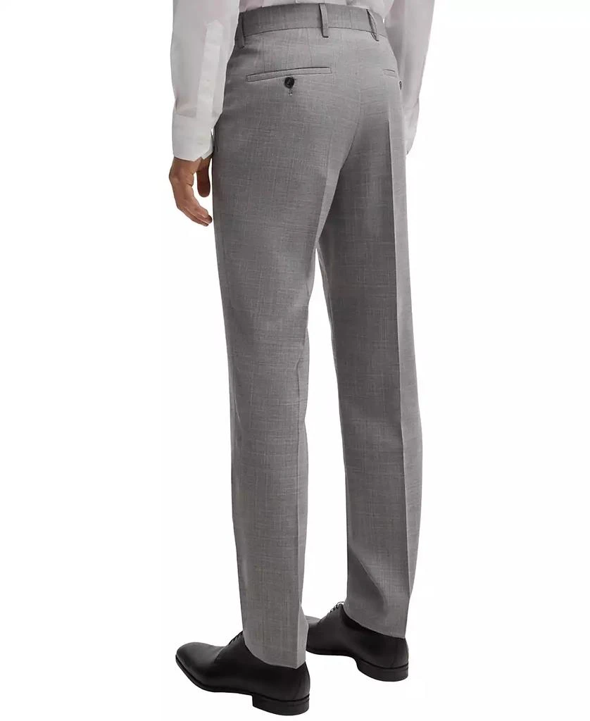 Hugo Boss Men's Patterned Stretch Cloth Slim-Fit Suit 3