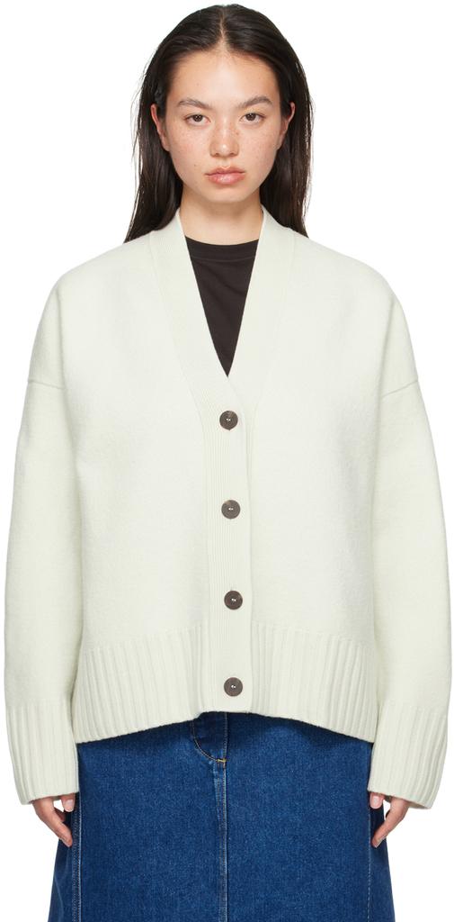 Studio Nicholson SSENSE Exclusive Off-White Sake Knit Cardigan - Women's  Tops - BeyondStyle