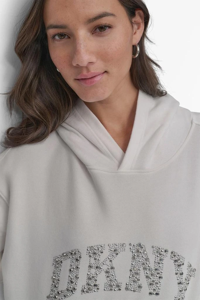 DKNY DKNY ARCHED DOME STUD SWEATSHIRT 5