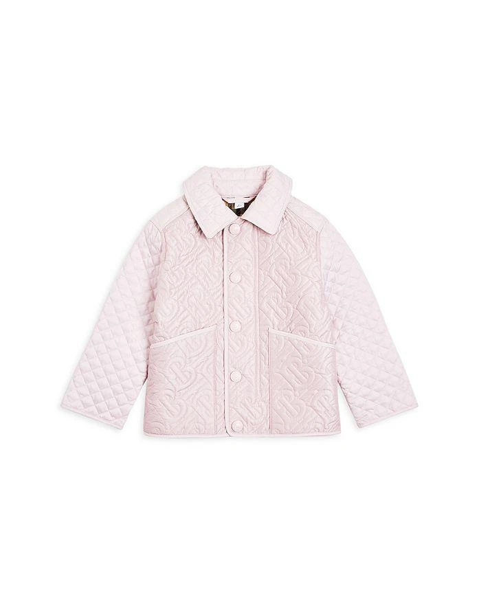 Burberry Girls' Monogram Quilted Panel Jacket - Little Kid, Big Kid 1