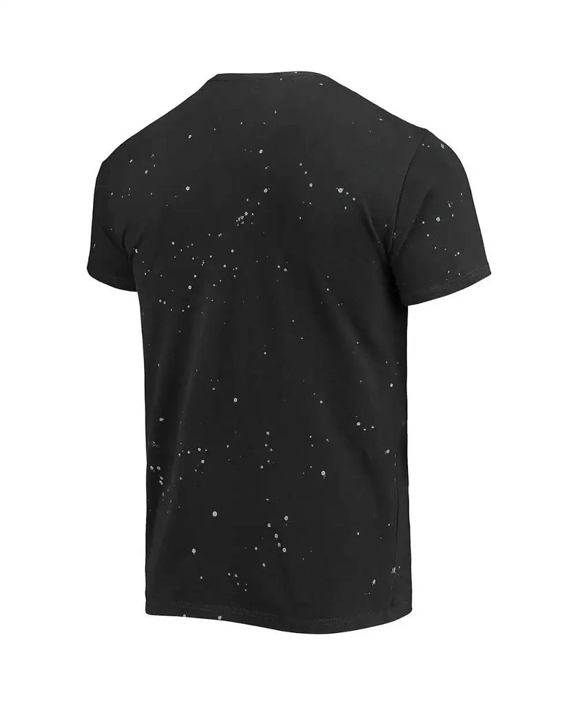 The Original Retro Brand Men's Black North Carolina Central Eagles Bleach Splatter T-shirt 3