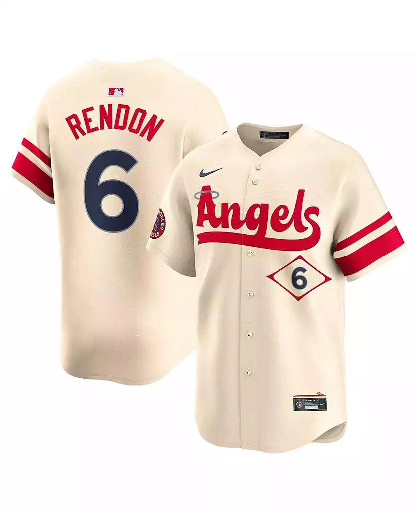 NIKE Men's Anthony Rendon Cream Los Angeles Angels City Connect Limited Player Jersey 1