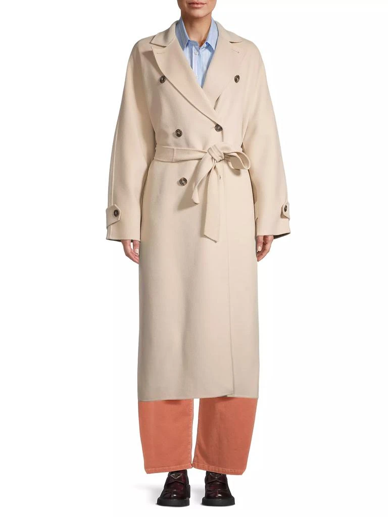 Weekend Max Mara Affetto Wool-Blend Trench Coat 3