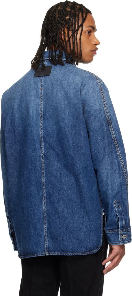 Givenchy Blue Couture Seam Overshirt 3