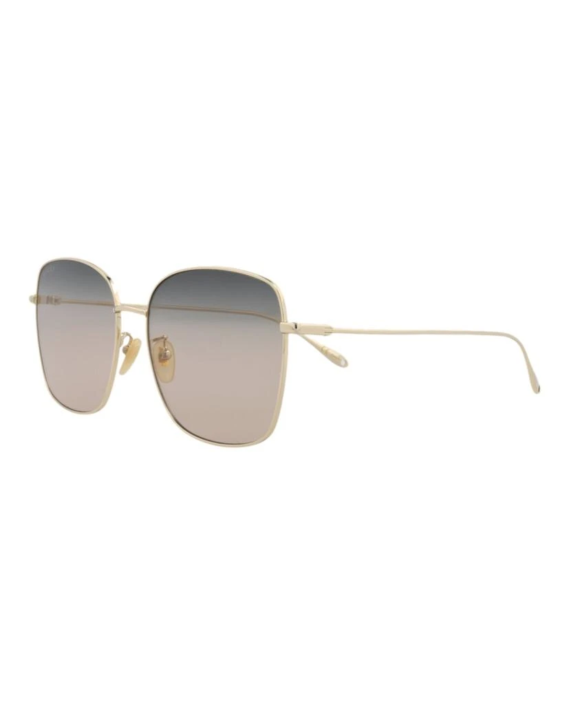 Gucci Square-Frame Metal Sunglasses 2