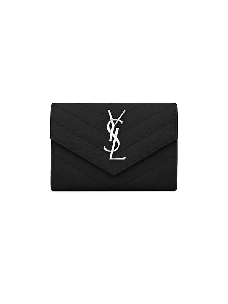 Yves Saint Laurent Cassandre Matelassé Small Envelope Wallet 1