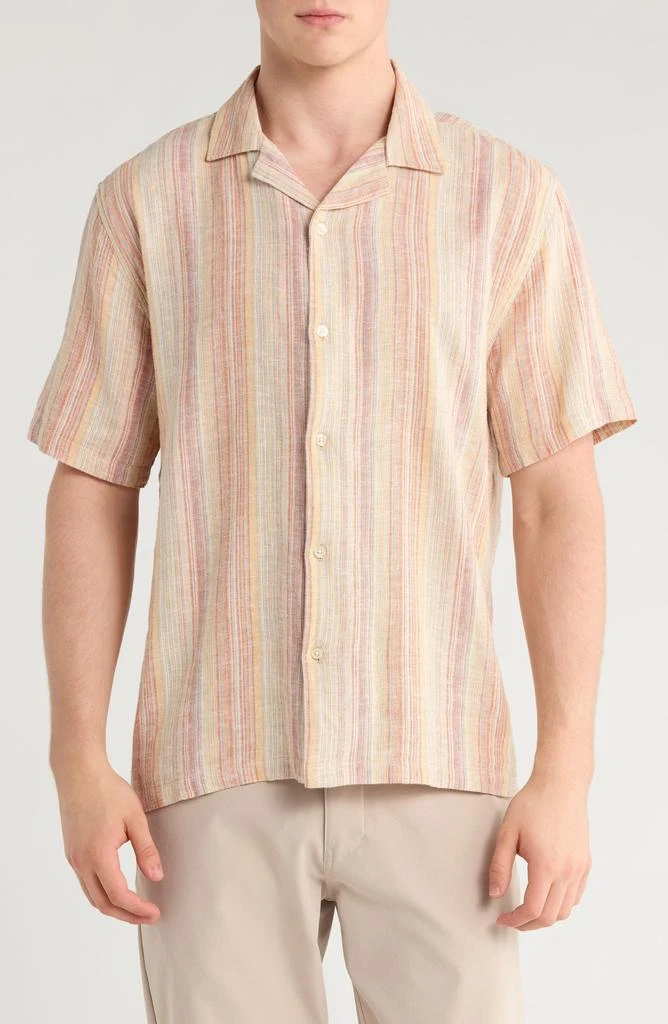 TRUTH Stripe Camp Shirt
